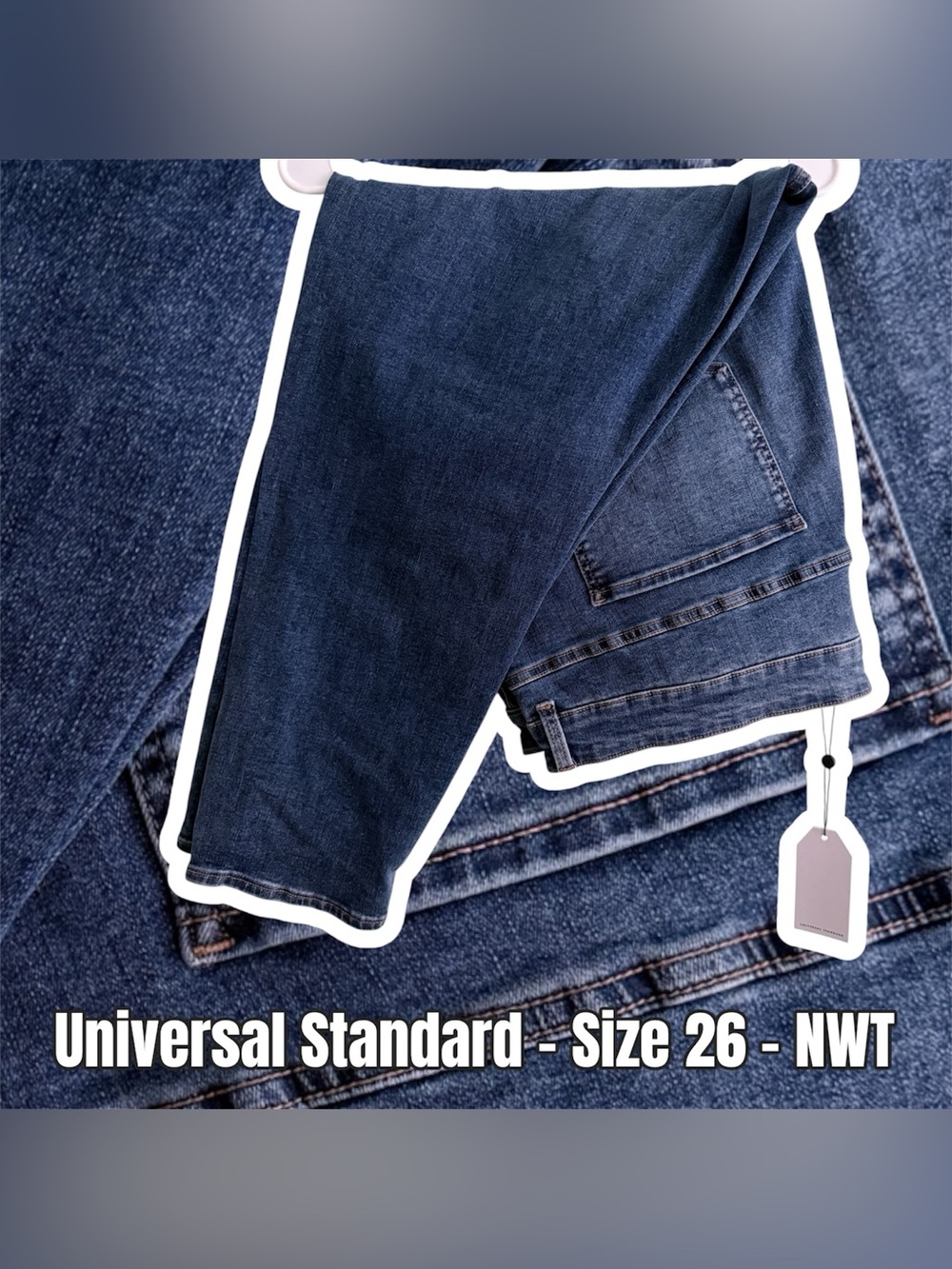 Universal Standard Women’s Slim Dark Blue Jeans - Size 26